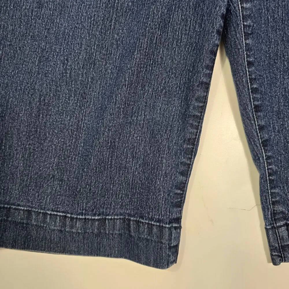 Badolino Dark Blue Denim Shorts Stretch Size 8